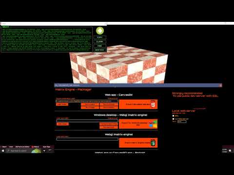 MatrixEngine GUI Editor: Edit, build, install and run on real device + debugging from chrome[remote]