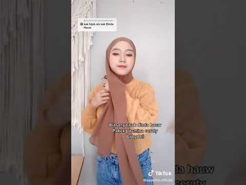 Tutorial Hijab Dinda Hauw