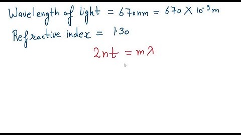 monochromatic light of wavelength lambda is normally incident on a soap film, with refractive index…
