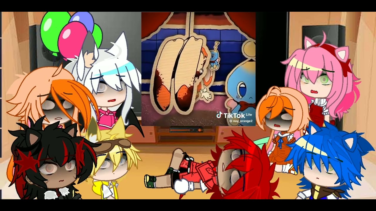 Sonic Character React to Sonic exe the disaster/Td my First VT 