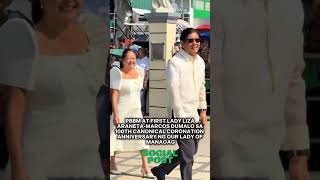 PBBM at First Lady Liza Dumalo sa 100th Canonical Coronation Anniversary ng Our Lady of Manaoag #bbm