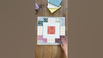 Modern Cottage Core Bed Runner #bedrunnertutorial #modernquilting #quiltblock