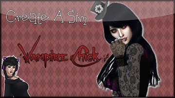 The Sims 4 Create A Sim Vampire Chick