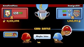 BTD Battles - Beating the number one player