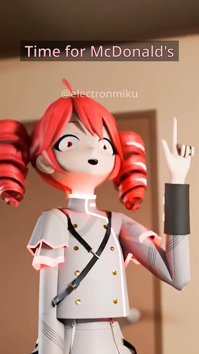 MELOLOID: Teto Is Hungry #talkloid  #vocaloid  #meloloid #mmd  #blender  #miku