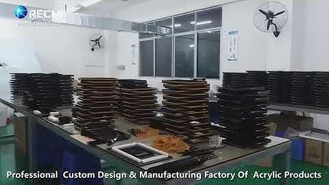 RECHI Original Design & Manufacture Black Acrylic Retail Merchandising Display Tray