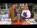 Conan Visits The Set Of "Martha Stewart Living" | Late Night with Conan O’Brien