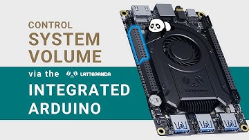 How to control the system volume of LattePanda via the integrated Arduino?