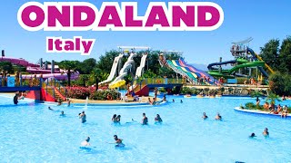 4k  ONDALAND the biggest Water Park in Italy | Parco Acquatico ONDALAND, PIEMONTE ITALIA