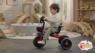 BGM Kids Tricycle | Safe, Strong & Fun Ride for Toddlers | Indoor Play Adventure #Shorts