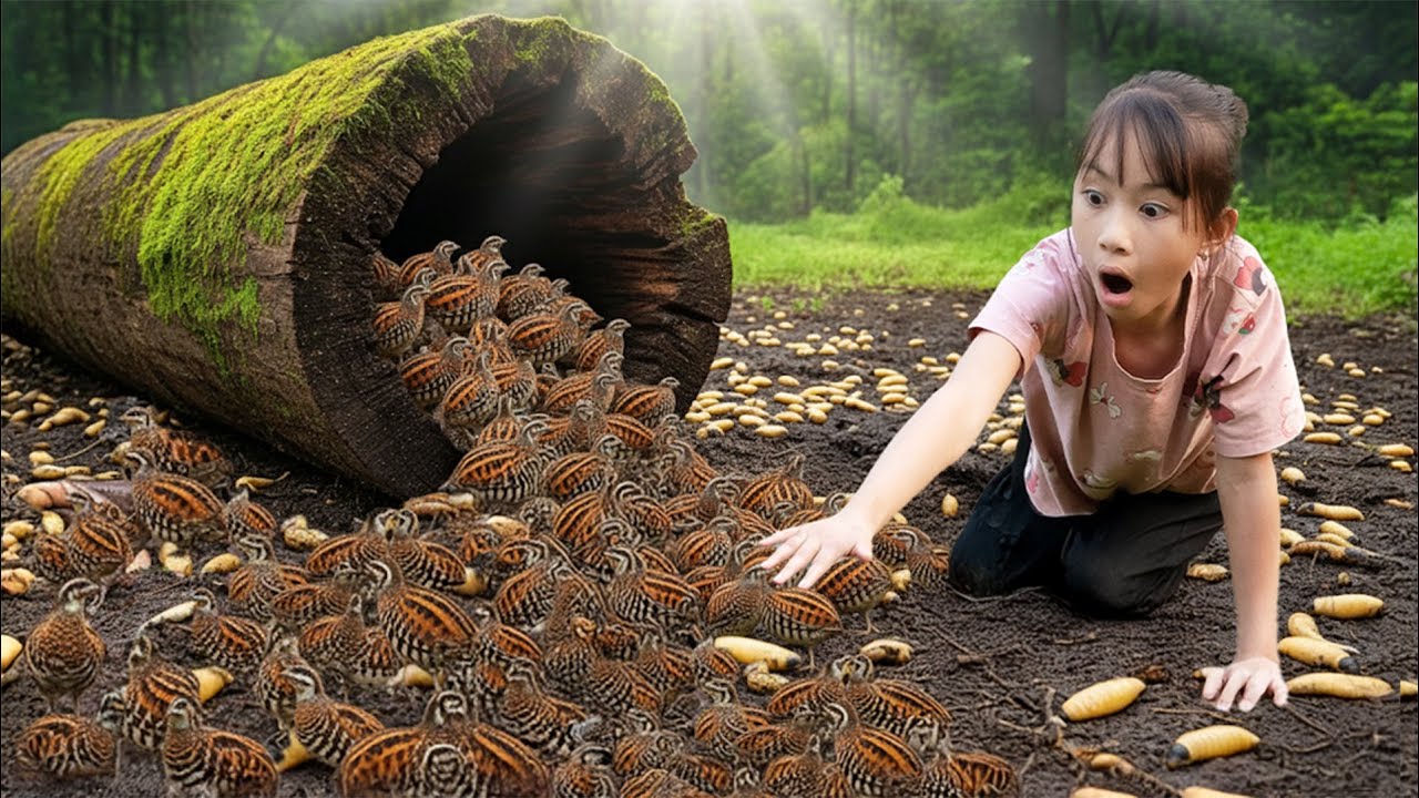 FULL VIDEO – Harvesting Wild Quails Deep in the Forest, Farm Life and Fishing Adventure