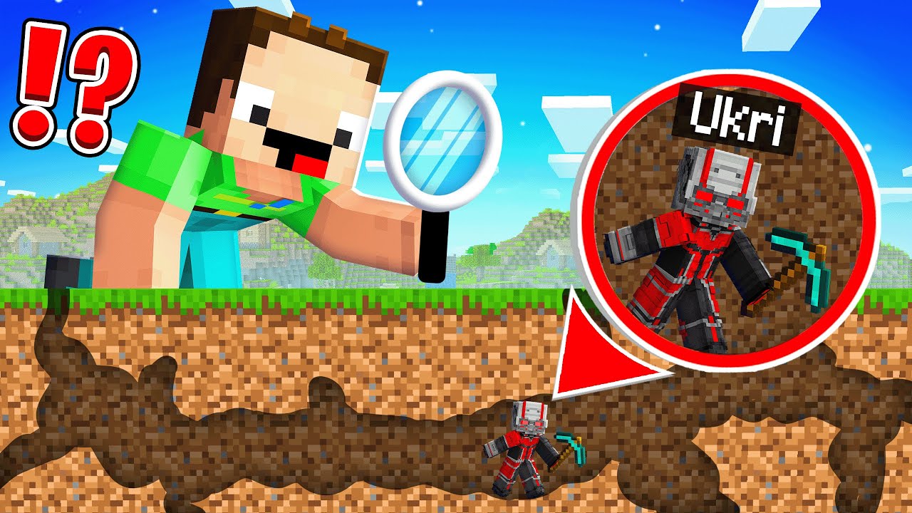 Ukri wurde zu ANT MAN, um bei HIDE & SEEK zu CHEATEN in Minecraft!
