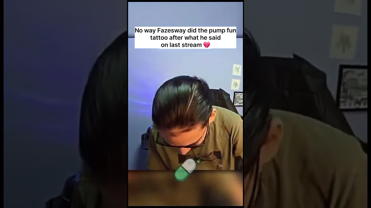 No way faze sway did the pumpfun tattoo after what he said on his last stream 💔 