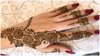 نقشت الحناء في البيت للعيد henna time 