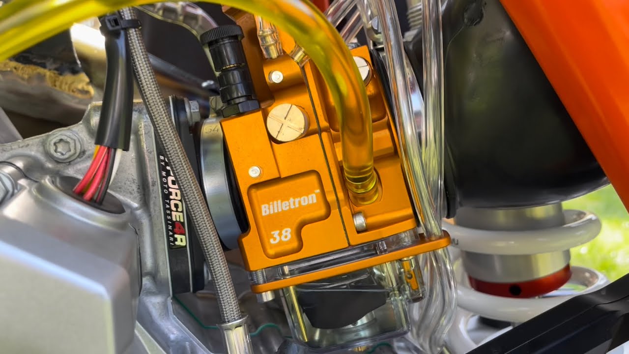 Lectron Billetron on the 125… Test Start - YouTube