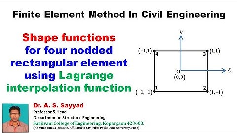 Lect27: Finite Element Method