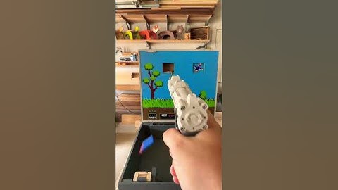 I Made a Giant Wooden Duckhunt Arcade Game! | #woodworking #viral #awesome