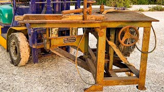 The Worker Has Magical Hands That Restore Of Sliding Table Single Wood Spindle Moulder Machine by Restoration Product 16,078 views 4 months ago 32 minutes