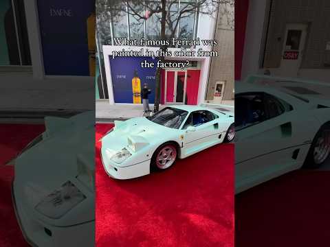 The Ferrari F40