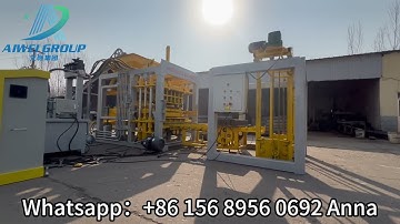 Color customized block making machine QT4-15B full automatic building block equipment