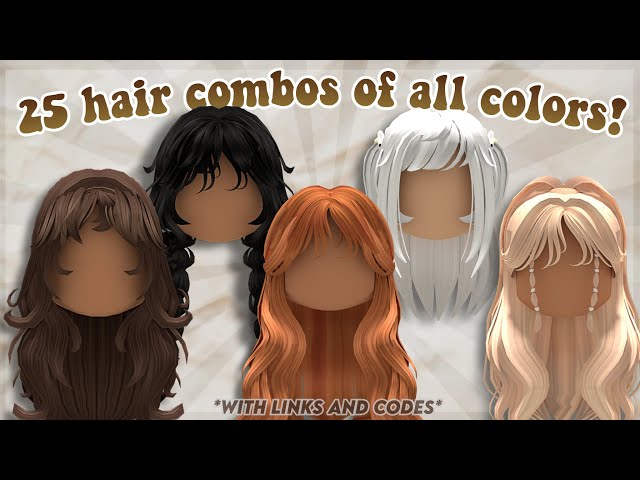 7 Free roblox hair ideas  roblox, black hair roblox, brown hair