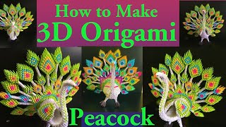 Celebrity 3D Origami Peacock Tutorial Wealth