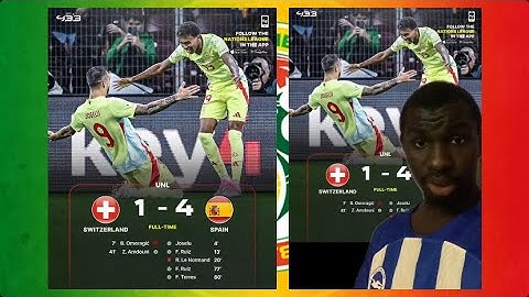 🚨 Ligue des Nations : l’Espagne d’un grand Fabian Ruiz domine la Suisse ✅