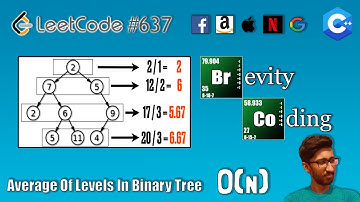 [C++] - Leetcode 637 - Average of Levels in Binary Tree in  O(N) Complexity