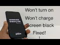 How to Fix Samsung Galaxy A50, A51, A70 won’t turn on, Won’t charge - screen went black