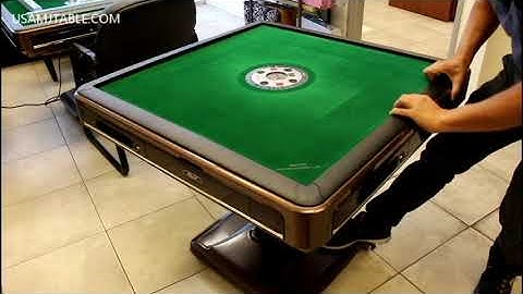 折叠式自动麻将桌介绍/ Folding Auto-Mahjong Table