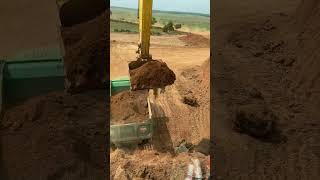Big Bucket vs Small Dump Truck! | Heavy Equipment in Action #shorts