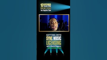 Getting into Sync: Ready to place your music on TV, film, and games?