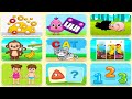 Toddler Town Educational Game for Kids | Learn Fruits Animals Colors 👶📚