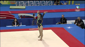 Como é a avaliação da prova de solo da ginástica artística?