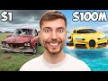 عربية بـ 1 دولار Vs عربية بـ 100 000 000 دولار MrBeast