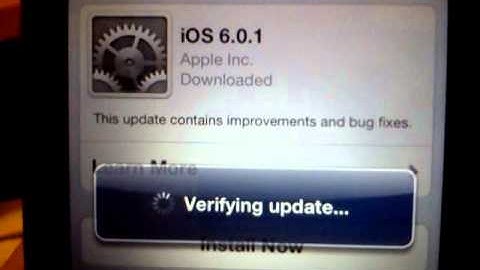 Ipod touch 4th gen update to ios 6.01 part 2