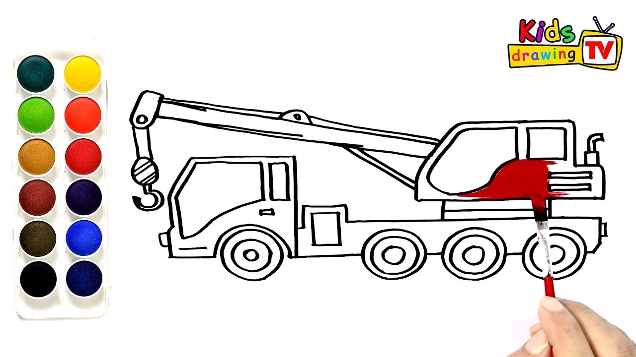 Crane Truck Stock Illustrations  26100 Crane Truck Stock Illustrations  Vectors  Clipart  Dreamstime