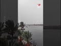 أجواء غائمة وأمطار كثيفة تضرب سماء دمياط