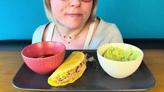 ✨🤤First Time Making Chicken Tacos and Now I’m Addicted 🌮 ASMR | MUKBANG #foodshorts #tacos #eating  screenshot 4