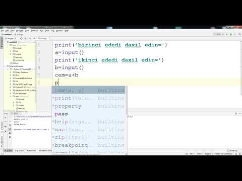 Python dərsi #3 Odlar Yurdu Universiteti
