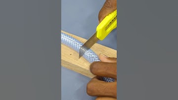 Be sure to remember this trick!  How can you easily secure a pipe if there are no fasteners? #shorts