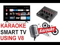 How to make karaoke tv using v8 sound card