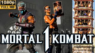 MK1 *LIGHTNING SMOKE* KLASSIC TOWER GAMEPLAY!! (JANET CAGE AS KAMEO) 1080p 60 FPS (MORTAL KOMBAT 1)