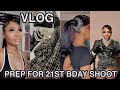 PREPARE WITH ME FOR MY 21ST BIRTHDAY PHOTOSHOOT! *i had 48 hrs to get ready*