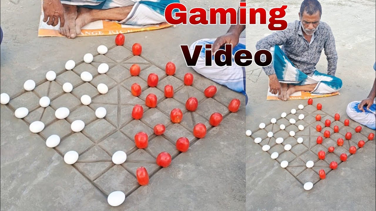 Villagers game | Traditional board vegetable game | Amazing outdoor desi game