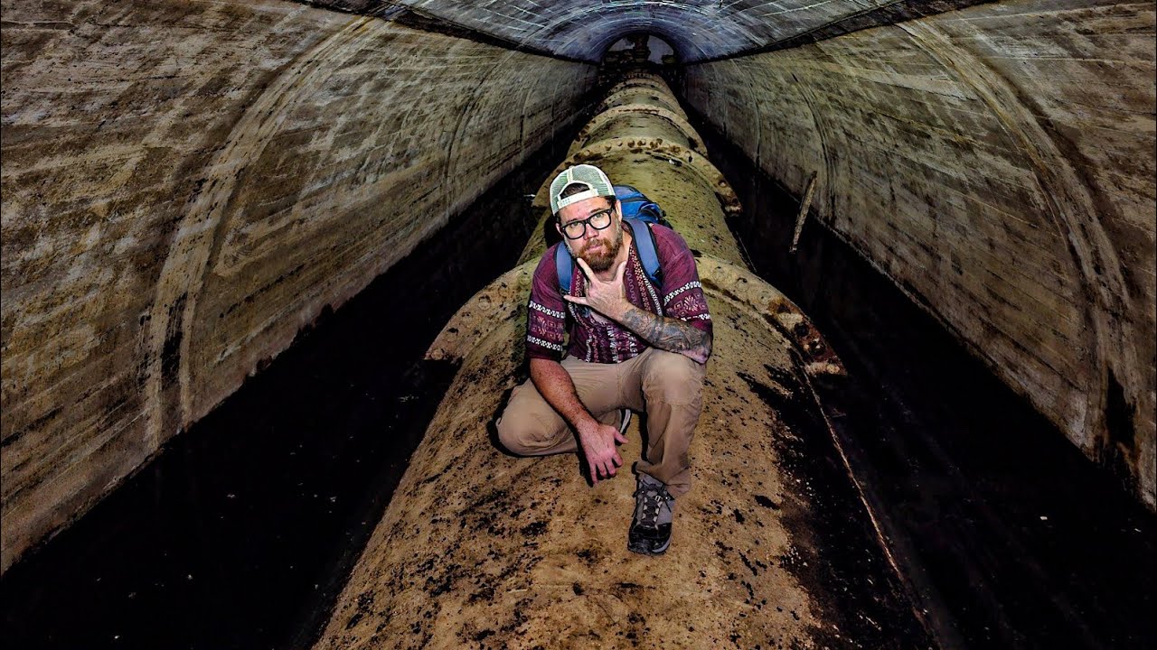 ENTRAMOS!  un  TUNEL 500 METROS 