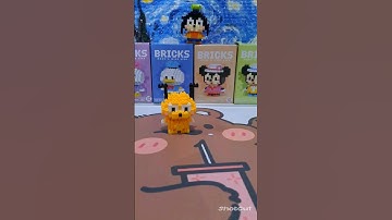 Nano Block : Pluto #diy #nanoblock #bricks #pluto #dog #art #asmr