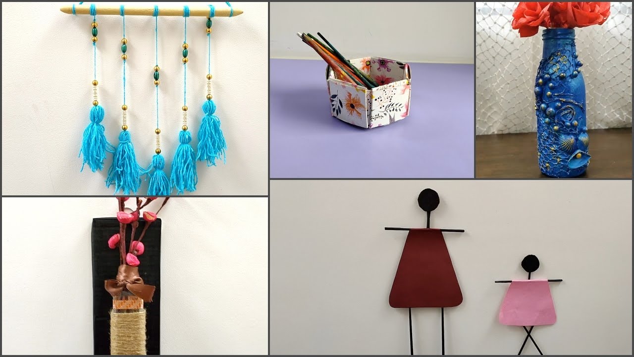 5 DIY Home Decor Ideas | Home Decorating Ideas - Handmade Easy ...