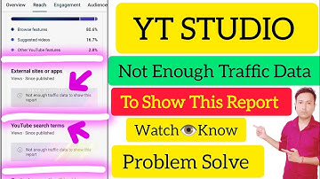 Not Enough Traffic Data To Show This Report Problem | Not Enough Traffic Data To Show This Report
