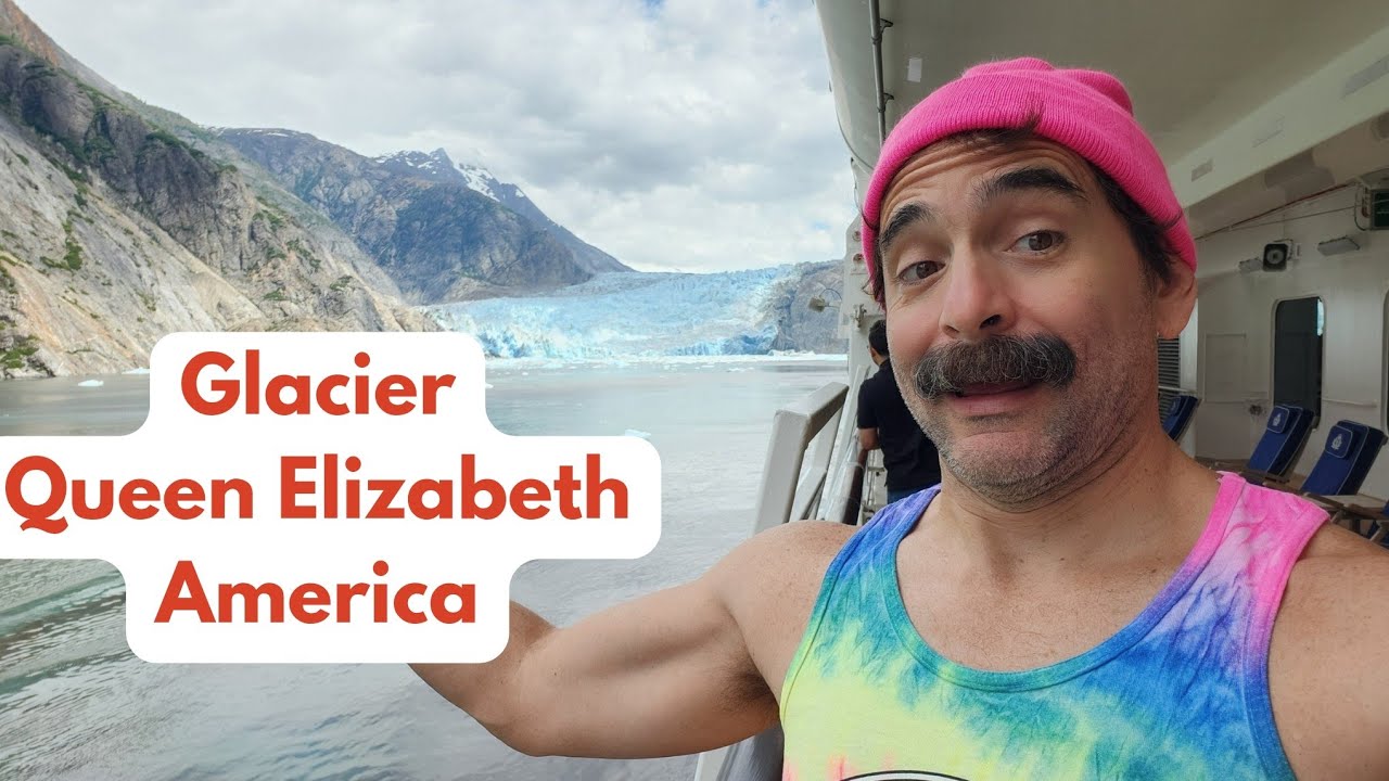'MERICA Night before TRACY Arm Fjord. COLD DAY aboard Queen Elizabeth.  GIN!